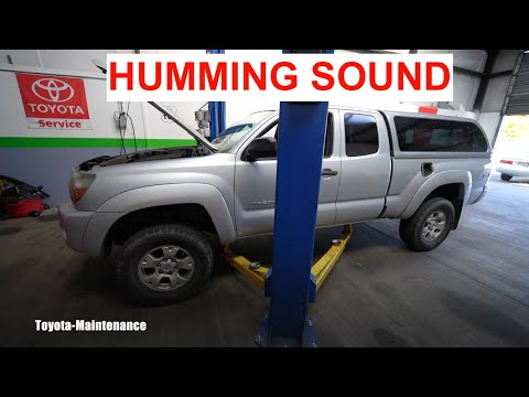 Видео: Toyota Tacoma: гудящий звук спереди