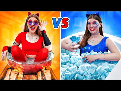 Видео: Холодная сестра vs горячая сестра! Две сестры борются за любимого парня!