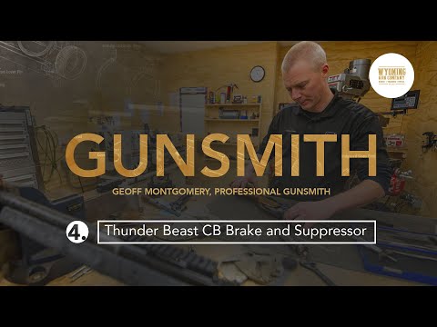 Видео: Профессиональный оружейник. Нарезание резьбы и коронка ствола для бесшумной охотничьей винтовки.