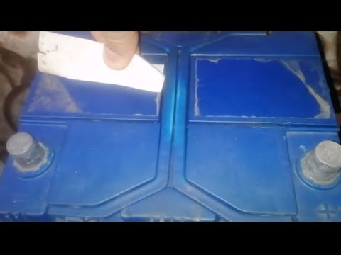 Видео: Обслуживание необслуживаемого аккумулятора .
