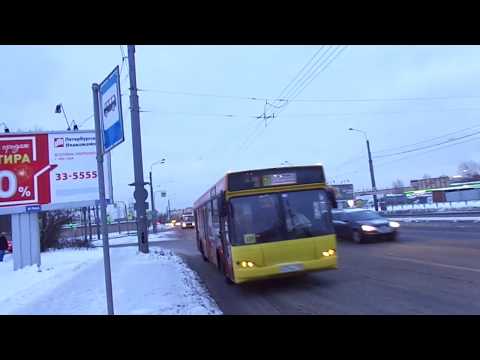 Видео: Автобус Санкт-Петербурга 9-45: МАЗ-103.465 б.- (ООО "Такси") по №111 (15.01.19)