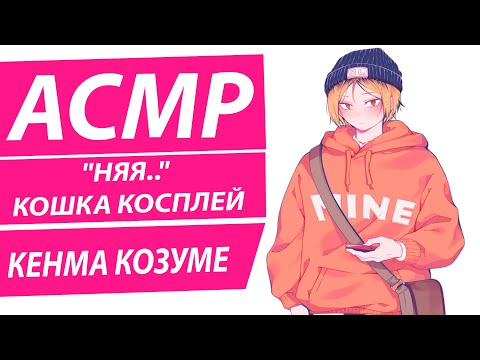 Видео: АСМР: "Няя.." Кошка Косплей Кенма  Козуме