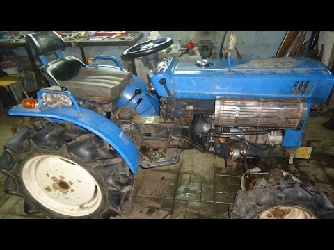 Видео: Мини трактор iseki 1500, ремонт двигателя(часть№12)