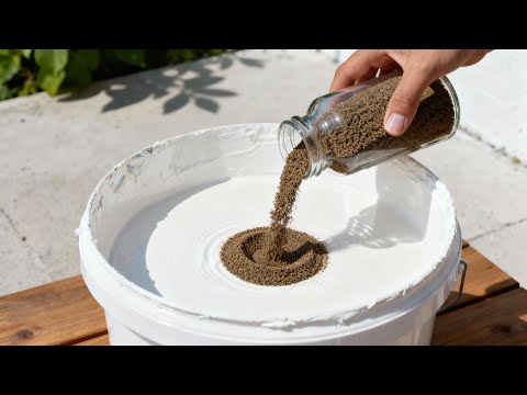 Видео: с одним только песком и дешевой краской для стен, миллионы людей не верят в эту замечательную идею