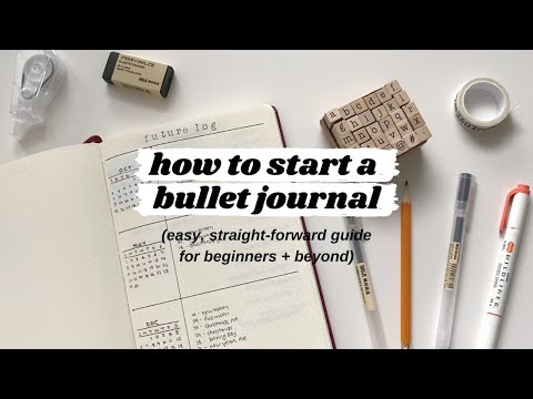 Видео: как начать вести "Bullet Journal"| окончательное руководство для новичков и не только!