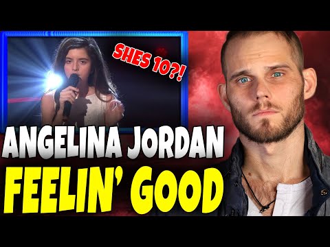 Видео: Анджелина Джордан – «Feelin’ Good» (10 ЛЕТ?!) У меня мурашки по коже (первая реакция)