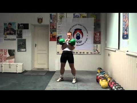 Видео: Толчок гирь - техника от Игоря Морозова - RGSI Jerk kettlebells