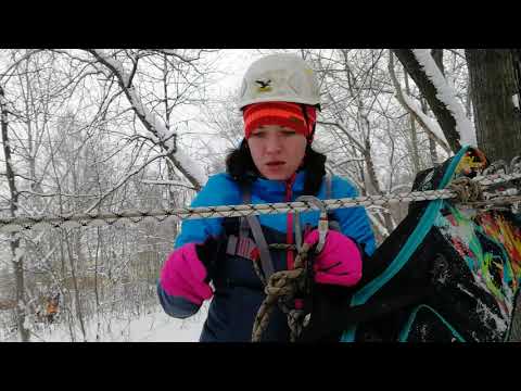 Видео: Навесная переправа