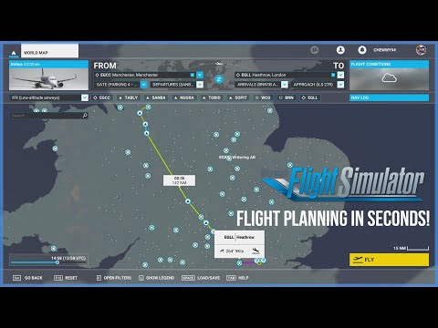 Видео: ✈ Как создавать планы полетов в Microsoft Flight Simulator 2020? ✈