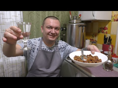 Видео: Фасоль с мясом в автоклаве. С праздником нас МУЖИКИ !