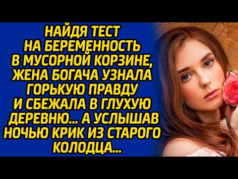 Видео: Найдя тест на беременность в мусорной корзине, жена богача узнала горькую правду и сбежала в глухую.