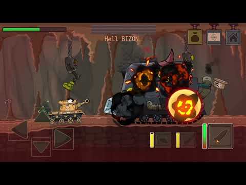 Видео: TankCraft 2: Hell Bosses War — Эпическая 2D танковая игра с боссами из ада (1)