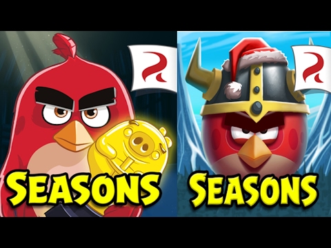 Видео: Обзор игры Angry Birds Seasons (Злые Птички: Времена Года) 2 игра серии Энгри Бердз