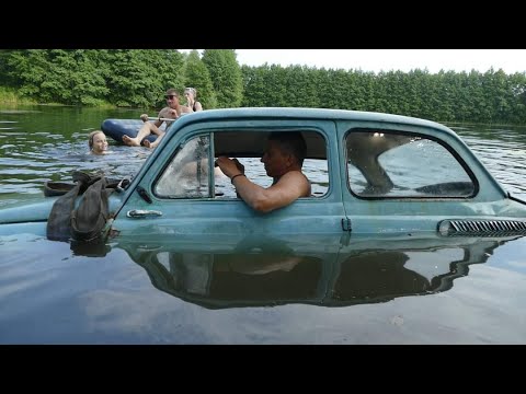 Видео: Как переплыть реку на ГОРБАТОМ не ПОПЛЫЛ так ПОЛЕТЕЛ подготовка ЗАЗ 965 к КРУГОСВЕТКЕ (часть-1)