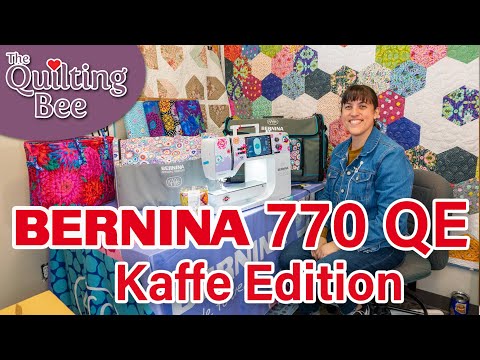 Видео: Распаковка и обзор Kaffe Edition Bernina 770 QE Plus с Grace