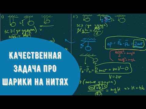 Видео: Задача про шарики на нитях