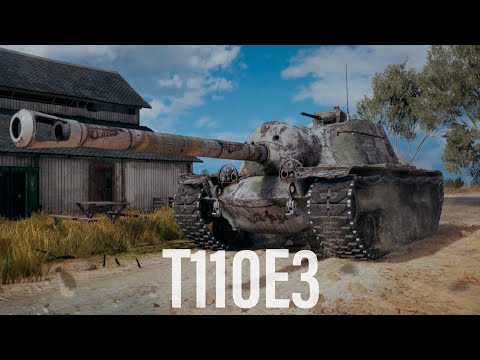 Видео: T110E3 ДОТЕРПЛИВАЮ НА 3 ОТМЕТКИ | Tanks Blitz