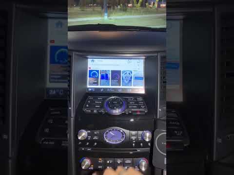 Видео: Nissan Infiniti FX37 QX70 QX60 QX80 - расширение функций мультимедиа #androidcarplay #infinitiqx80