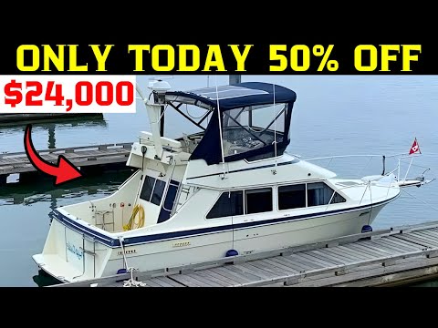 Видео: ТОЛЬКО СЕГОДНЯ! На эти подержанные яхты действует скидка 50%!