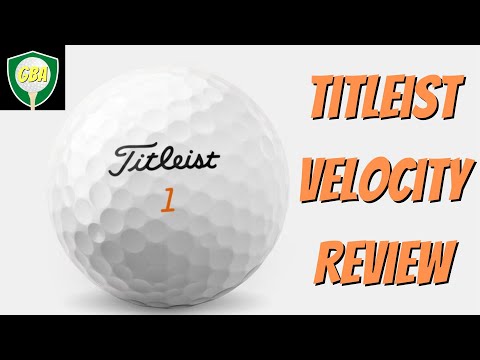 Видео: Обзор мяча для гольфа Titleist Velocity