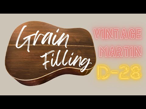 Видео: Реставрация Martin D-28 1969 года — Часть 5 | Заполнение зерна