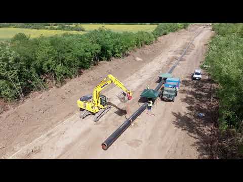 Видео: Довеждащ газопровод ПГХ Чирен - село Бутан / Gas pipeline between Chiren UGS and Butan