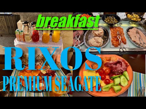 Видео: RIXOS PREMIUM SEAGATE / BREAKFAST / ШИКАРНЫЙ БУФЕТ В ЕГИПТЕ!!🍓🥞🍩🥨🍳☕️🧇🧀🥐