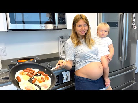 Видео: Утро БЕРЕМЕННОЙ мамы и Наоми - готовим завтрак