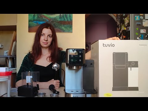 Видео: Кофеварка tuvio Модель TCM04EA Обзор. Tuvio - только на Яндекс Маркет.