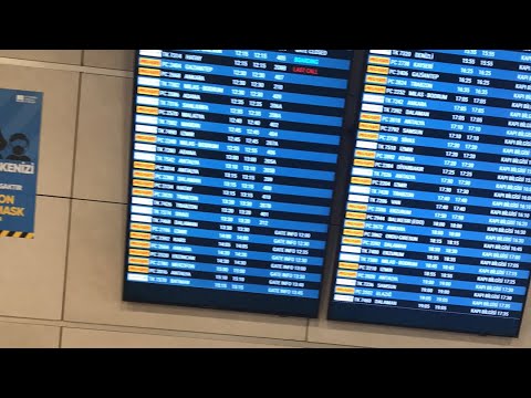 Видео: Аэропорт Сабиха Стамбул