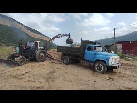 Видео: Газ 53.Возим песок и шлакоблок одним рейсом!
