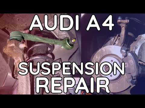 Видео: Замена передних верхних рычагов подвески Audi A4/S4 — этот чертов стяжной болт!!