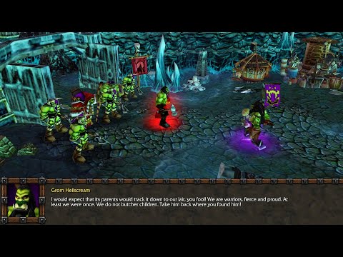 Видео: Тралл впервые встречает Грома Адского Крика