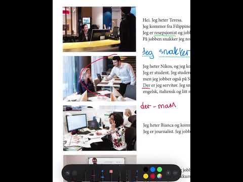 Видео: Урок 12. Продолжение текста På jobben