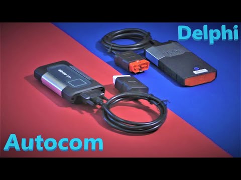 Видео: Мультимарочный сканер Autocom CDP / Delphi Ds150e