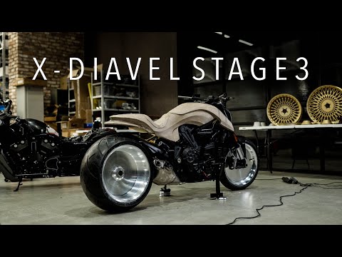 Видео: DUCATI X-DIAVEL STAGE 3. НАЧАЛО ЛЕПКИ.