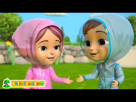 Видео: Дощ Дощ Іди геть весело Пісня і більше Популярний Розплідник Відео Для маленьких