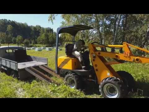 Видео: Промышленное пчеловодство в Сибири. Пасека Матюшкиных 2016