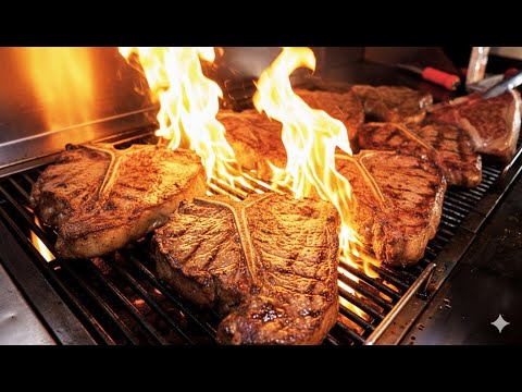 Видео: Обязательно к посещению! Популярный мясной дом для любителей мяса | Корейская уличная еда