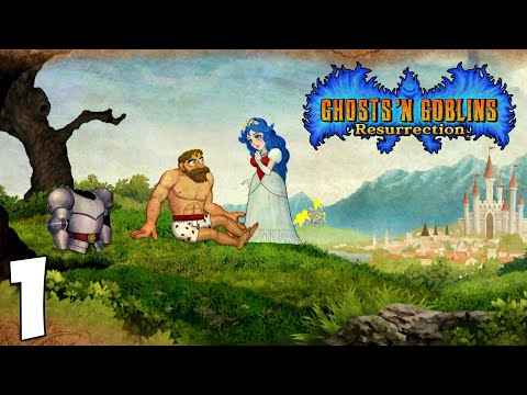 Видео: Ghost 'n Goblins Resurrection. Прохождение. Часть 1 (Купил Nintendo Switch)