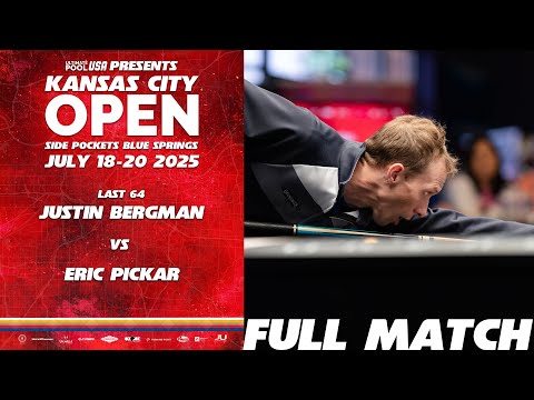 Видео: Джастин Бергман против Эрика Пикара | Последние 64 | Канзас-Сити Опен
