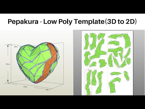 Видео: Пошаговое руководство PEPAKURA | Как создать шаблон LOWPOLY для 3D-моделей | Учебное пособие по б...