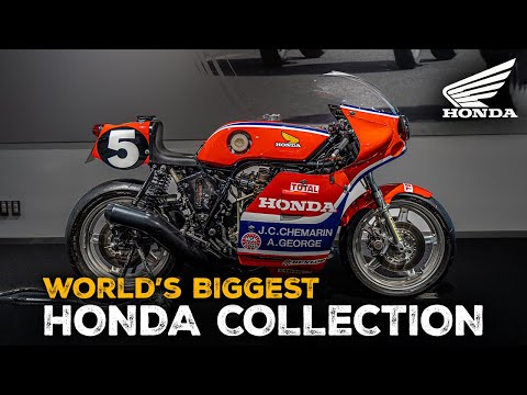 Видео: Самая большая в мире коллекция мотоциклов Honda