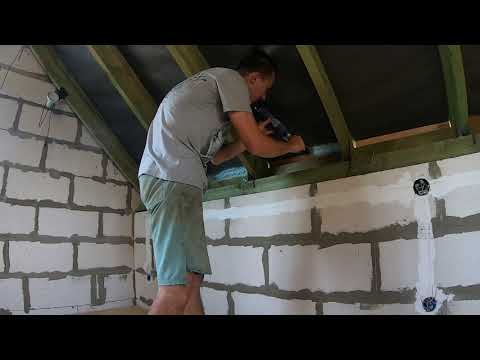 Видео: 🟢Устранения щелей между мауэрлатом и кровлей