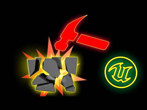Видео: Разрушаемые обьекты в играх Unreal Engine 4 / destructible mesh ue4/Изучение блюпринтов/blueprint