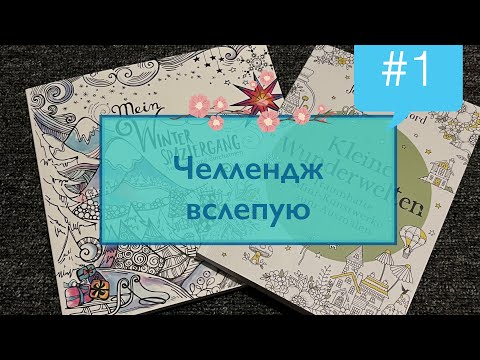 Видео: Челлендж вслепую #1 / раскрашиваем вместе