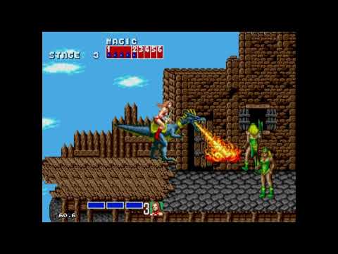 Видео: Видеопрохждение и обзор Golden Axe(Золотая Секира)Sega,Genesis
