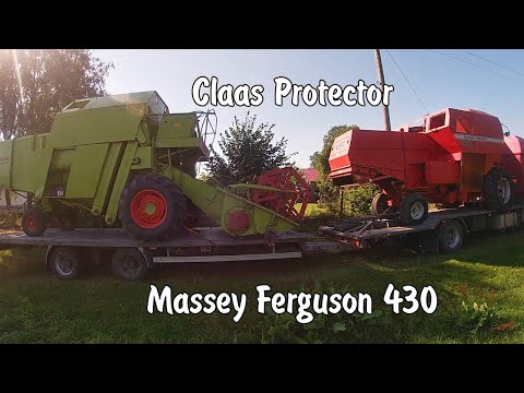 Видео: Massey Ferguson 430 i Claas Protector з Європи. Знов розказую про Польщу. Частина 1