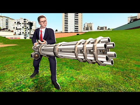 Видео: ТЕСТИРУЕМ НОВОЕ ОРУЖИЕ Serious Sam В ГАРРИС МОД SANDBOX ► Garry's Mod