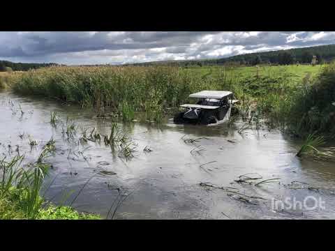 Видео: Электро-вездеход Шелест (подготовка трассы для Тау-Трофи).